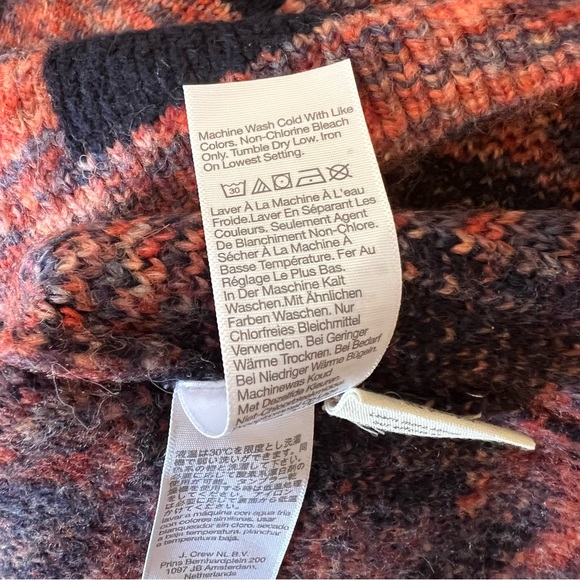 Madewell Space-Dye Checkered Pullover Sweater - Picture 9 of 11